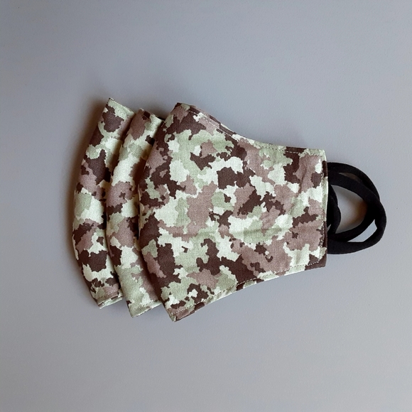 3 Pack Kids Camo Face Mask - Picture 2 of 2